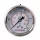 TC Technic glicerines nyomásmérő óra/manométer, 63mm, 1/4" hátsó csatlakozás, 0-6 Bar