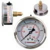 TC Technic glicerines nyomásmérő óra/manométer, 63mm, 1/4" hátsó csatlakozás, 0-10 Bar