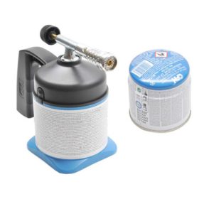   Keményforrasztópisztoly, forrasztólámpa + 1 db palack (forrasztómester) CFH LM1000 52156