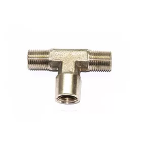   Elosztócső 2* 1/8" külső menet x 1* 1/8" belső menet, 40 mm hossz, pneumatikai és hidraulikai felhasználásra