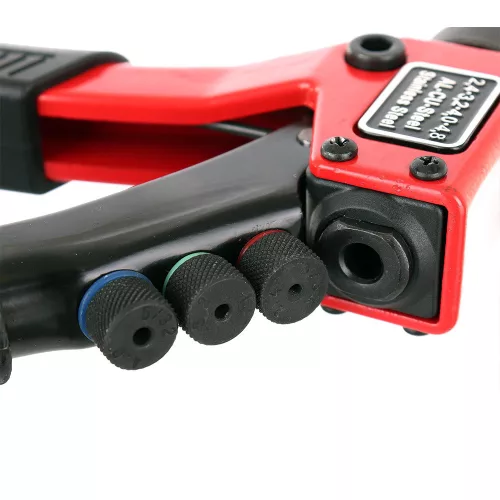 Kézi szegecselő pisztoly edzett acélból 2.4 - 4.8 mm-es szegecsekhez  TC Technic SK2513