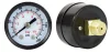 TC Technic Y40-1 fémházas pneumatikus manométer (nyomásmérő, 40 mm, 1/8" menet, 0-10 bar)