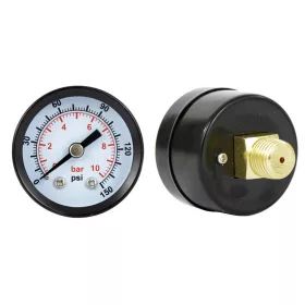   TC Technic Y40-1 fémházas pneumatikus manométer (nyomásmérő, 40 mm, 1/8" menet, 0-10 bar)