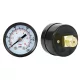 TC Technic Y40-1 fémházas pneumatikus manométer (nyomásmérő, 40 mm, 1/8" menet, 0-10 bar)