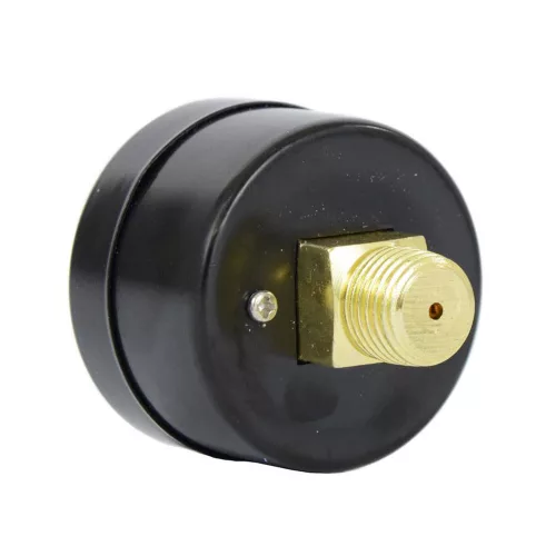 TC Technic Y40-1 fémházas pneumatikus manométer (nyomásmérő, 40 mm, 1/8" menet, 0-10 bar)