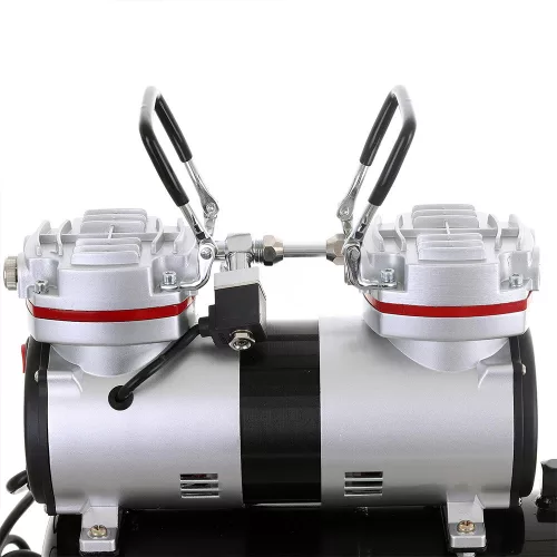 Nagynyomású kétdugattús airbrush kompresszor 40 l/perc TC Technic AS-196