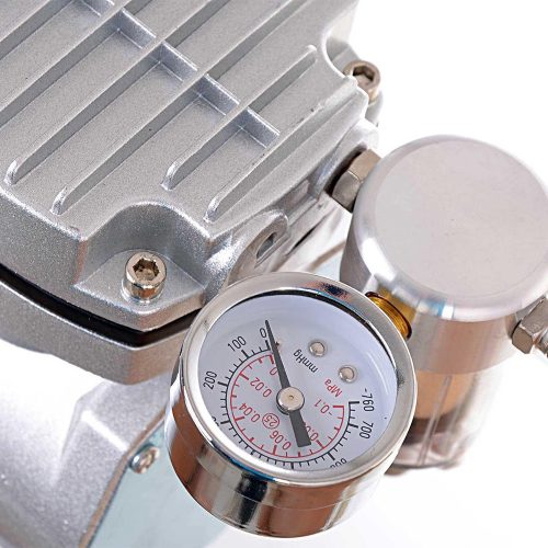 Dugattyús vákuumszivattyú vákuummérővel 650 Hgmm 35-40 l/perc Technic AS20-1