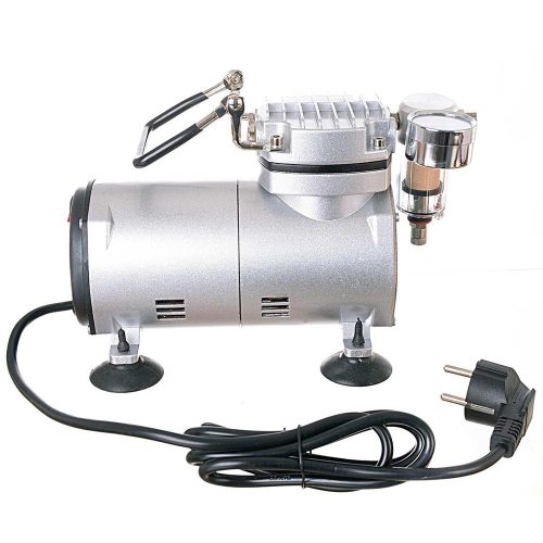 Dugattyús vákuumszivattyú vákuummérővel 650 Hgmm 35-40 l/perc Technic AS20-1