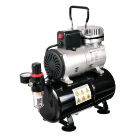   Airbrush kompresszor LS-186s ventilátorral és 3 Literes tartállyal