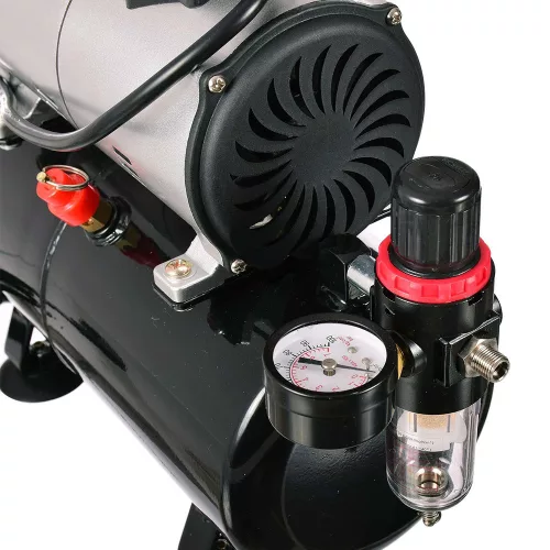 Airbrush kompresszor LS-186s ventilátorral és 3 Literes tartállyal