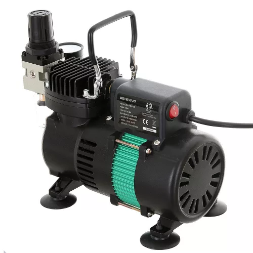 Hatékony airbrush kompresszor dupla ventilátorral Fengda AS-320