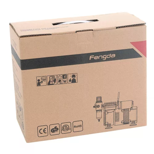 Hatékony airbrush kompresszor dupla ventilátorral Fengda AS-320