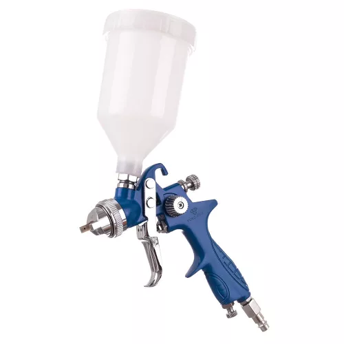 Festékpisztoly 1.4 mm-es HVLP fúvókával, 600 ml-es tartállyal Rongpeng 1020