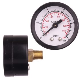   Kis manométer, nyomásmérő óra 0-10 bar 1/8"  hátsó csatlakozással