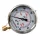 Glicerines nyomásmérő óra/manométer, 63mm, 0-600 bar,  1/4" alsó csatlakozással - TC Technic
