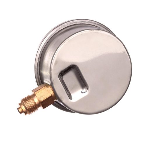 Manométer, nyomásmérő óra 0-1000 bar alsó csatlakozással 1/4"  (glicerin csillapítással)