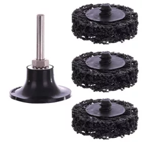   Csiszolótárcsák rozsda és festék eltávolításhoz (3 db) 50 mm-es átmérő, 6 mm-es befogású tokmányokhoz