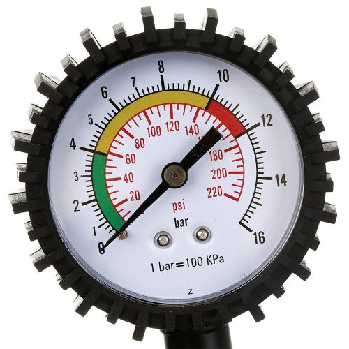 Gumiabroncs felfújó pisztoly nyomásmérővel 16 bar