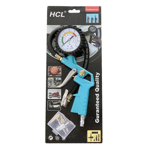 Gumiabroncs felfújó pisztoly készlet - tartalék hegyek egyéb szelepek csatlakozásához (pl: labda vagy matrac fújás)