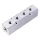Aluminium levegő elosztó blokk pneumatikához 2x1/2" 4x 1/4" Technic AC0061