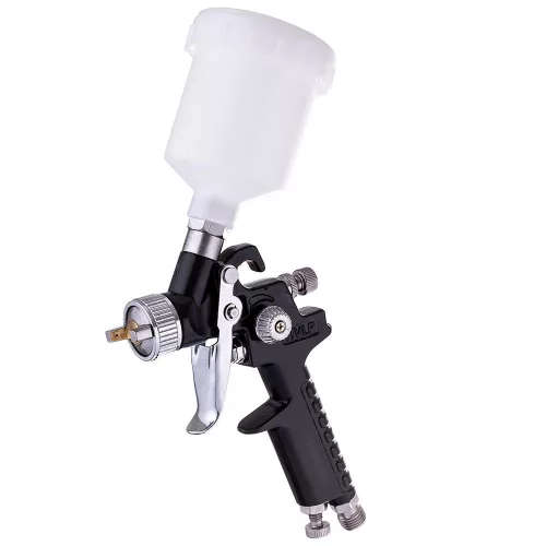 Mini HVLP szórópisztoly 1 mm-es fúvókával TC Technic H-2000P Black (125 ml)