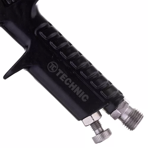 Mini HVLP szórópisztoly 1 mm-es fúvókával TC Technic H-2000P Black (125 ml)