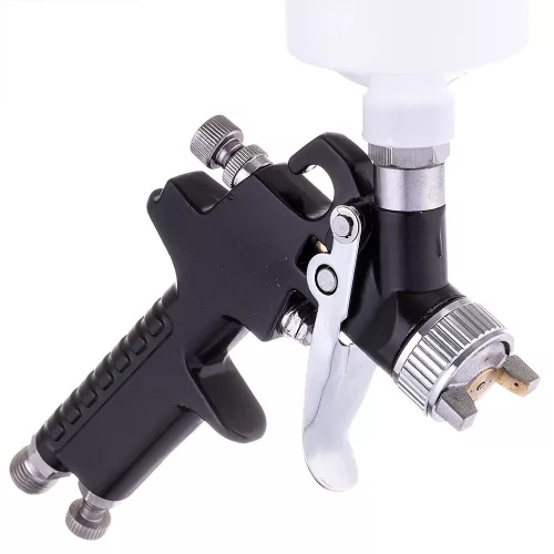 Mini HVLP szórópisztoly 1 mm-es fúvókával TC Technic H-2000P Black (125 ml)