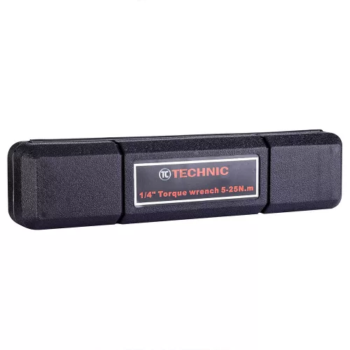 Pro nyomatékkulcs nyomaték reteszeléssel 1/4" 5-25 Nm TC Technic E1619
