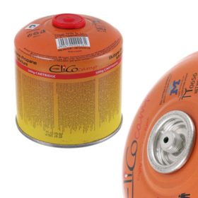   Gázpatron hordozható mini gáztűzhelyekhez 7/16" propán-bután elico camp 500g