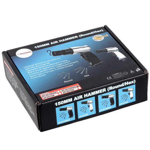 Pneumatikus légkalapács 4 db véső fejjel Technic AT-2010HSG (hatlap véső befogatás)