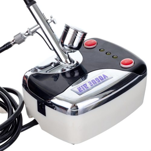 Komplett modellező és testfestő airbrush készletet minőségi bőröndben HS08-3AC-SKA