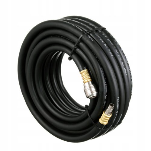 Pneumatikus tömlő rugalmas gumiból gyorcsatlakozókkal 10 méteres (10x17 mm) TC Technic R101710