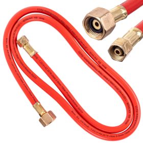   Propán-bután csatlakozó tömlő 1,5 méter 11 kg-os palackokhoz 21,8x1/4 x 3/8