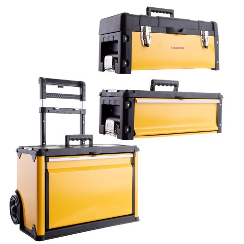 Gurulós szerszámosláda szétszedhető fiókos egységekkel