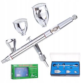   Professzionális airbrush pisztoly 0,8 mm-es fúvókával 3 tartállyal Fengda BD-183