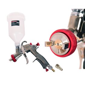   Professzionális szórópisztoly 1,3 mm-es fúvókával Aeropro R500 LVLP kis méretű kompresszorokhoz