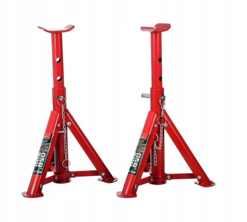 Emelő és támasztó bak készlet műanyag kofferben autószereléshez Big Red 820050 KIT  2 Tonnás teherbírás