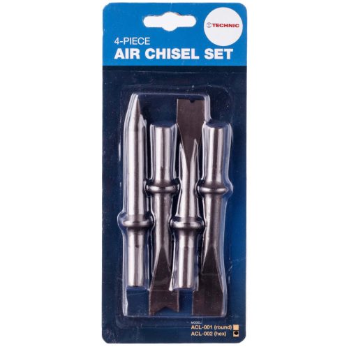 Véső készlet hatlap befogatással pneumatikus vésőgépekhez 125 mm TC Technic ACL-002