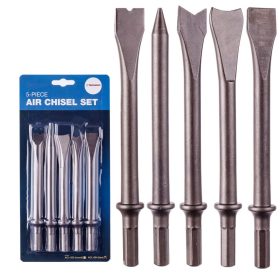   Hosszú vésőszár készlet hatlap befogatással pneumatikus vésőgépekhez 175 mm TC Technic ACL-014