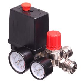   Kompresszor nyomáskapcsoló nyomásszabályzóval és 2 db nyomásmérővel 1/4" Technic PL-230-2