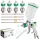 Festőpisztoly készlet 4 db HVLP fúvókával 1.4, 1.7, 2.0, 2.5 mm+ tartály 600ml TC Technic H-601K