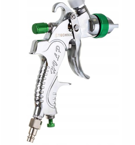 Festőpisztoly készlet 4 db HVLP fúvókával 1.4, 1.7, 2.0, 2.5 mm+ tartály 600ml TC Technic H-601K
