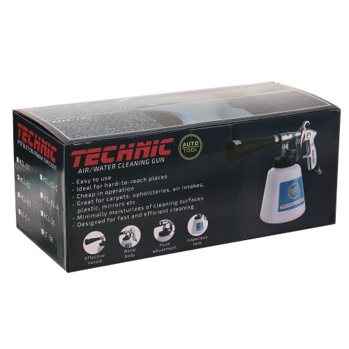 Technic HCL-02 kárpitmosó pisztoly + tartalék mosó tömlő (kompresszor szükséges a használatához)