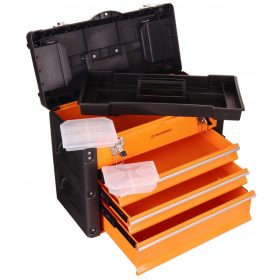 Szerszámos láda 3 fém fiókokkal