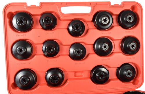 Dugókulcs készlet olajszűrők le- és felszereléséhez (30 darabos) TC Technic JC2019164