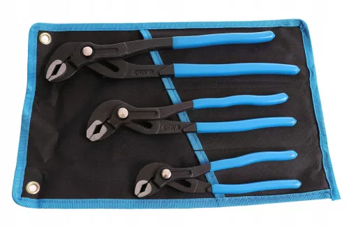 Állítható csőfogó készlet szövet tartóban (3 db) TC Technic STY9545