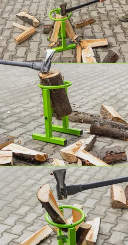 Dupla fahasító állvány, kézi fahasító tüzifa aprításhoz TC Technic Dual LS-200