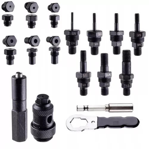 Szegecshúzó szegecsanyákhoz, szegecs adapter akkus csavarhúzó gépekhez M3-M10 6,4 mm TC Technic SK3636