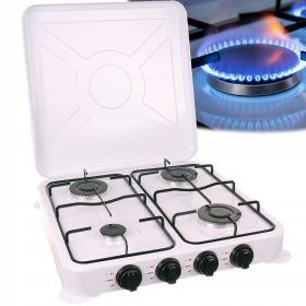   Hordozható turisztikai gáztűzhely 4 égős + piezo gyújtó