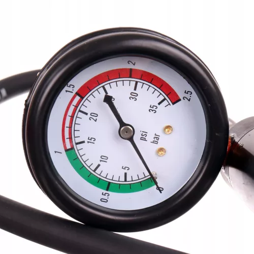 Hűtőrendszer szivárgás, nyomás és hőmérséklet vizsgáló készlet műanyag kofferben, 18 részes - TC Technic